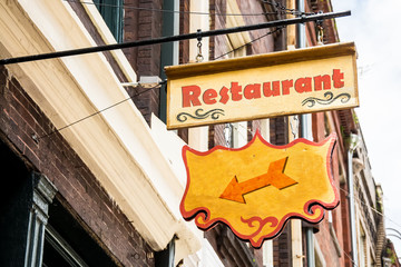 Obraz premium Schild 258 - Restaurant