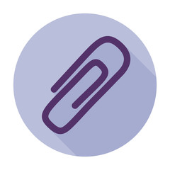 Clip Icon Flat