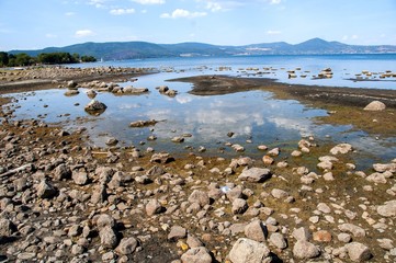 Lago di Bracciano: siccit&agrave;