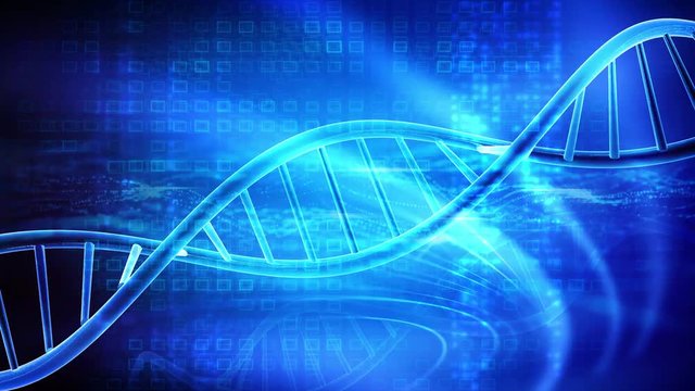 DNA helix, medical background 