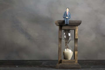Man with Hourglass