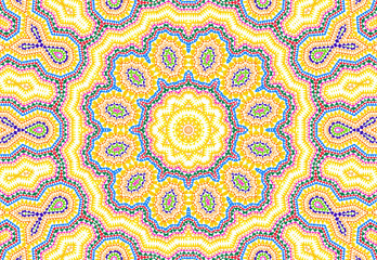 Obraz premium Abstract colorful triangles pattern