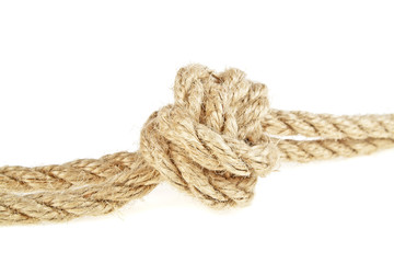 Rope isolated on a white background