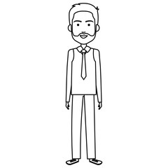 elegant man avatar character