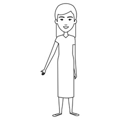 beautiful woman avatar character