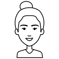 beautiful woman avatar character