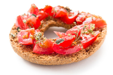 Frisella con pomodoro e origano, Italian Food
