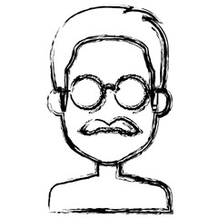 young man shirtless avatar character