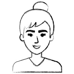 beautiful woman avatar character