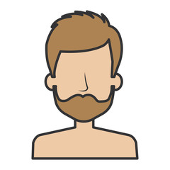 young man shirtless avatar character