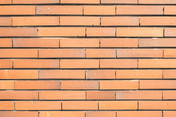 Brick wall texture background material of industry construction front view