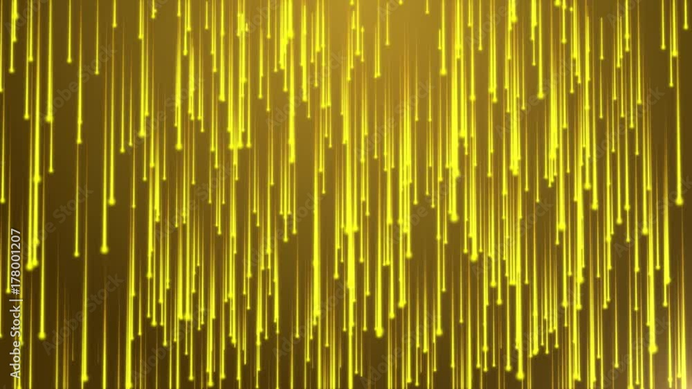 Poster animation flying light streaks and lines glow particles or flow of asteroids