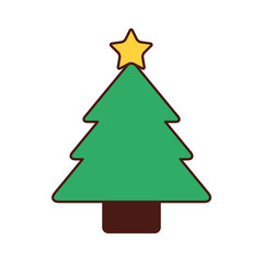 christmas tree pine decoration ornament design