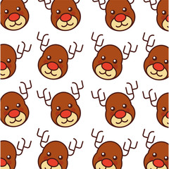 christmas reindeer animal horned funny