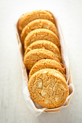 White chocolate cookies with chute chocolate chunks 