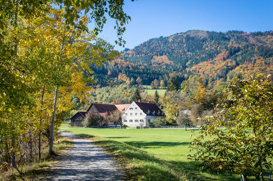 Idyllic view of non-urban landscapein Styria, on a day in autumn, Austria
