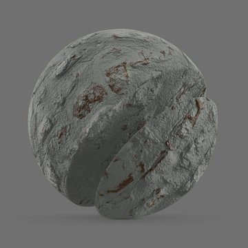 Light cement coated stone wall