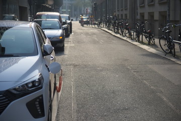 Electric car loading 