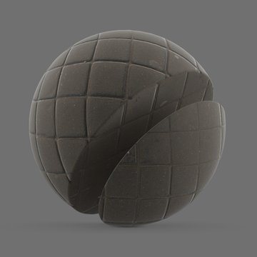 Molded concrete slab