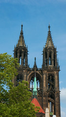 Fototapeta na wymiar Gothic cathedral in Meissen
