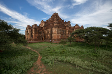 Landscape view with the old temples of Bagan, Myanmar (Burma)