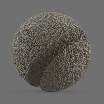 Small pebbles on the beach