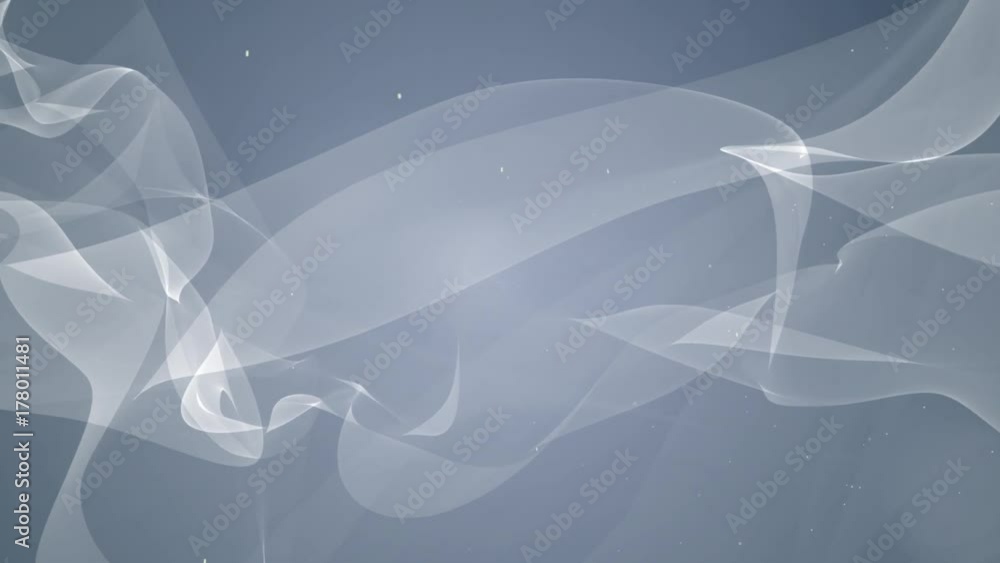 Poster abstract white soft light transparent waves streaks background seamless loop