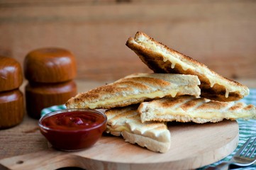 cheese sandwich, sandwich, breakfast