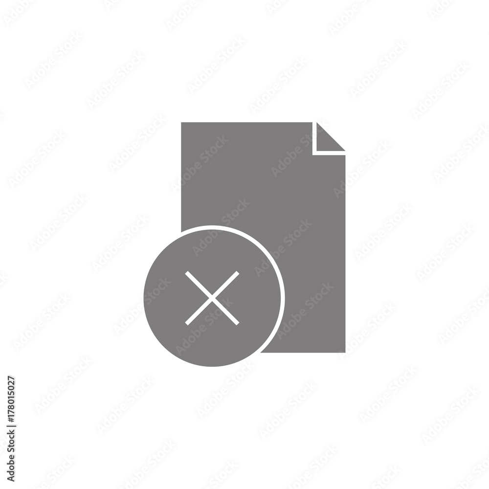 Poster checklist rejected web icon