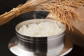 羽釜炊きのご飯