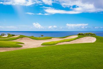 Ocean Golf Course - obrazy, fototapety, plakaty