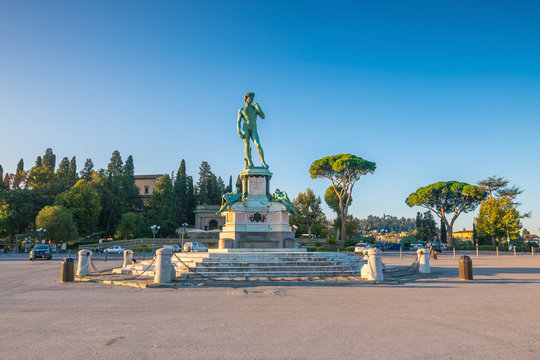 View Of Piazzale Michelangelo In Florence