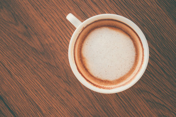 cup of cappuccino coffee