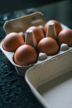 Six Eggs in Carton