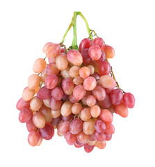 Bunch of grape on white background