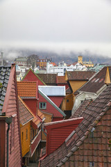 Rooftops of Bergen, Norway