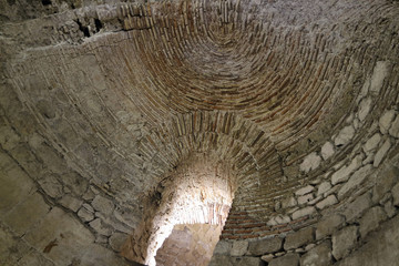 diocletians palace in the croatian town split