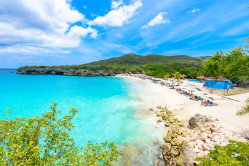 Grote Knip beach, Curacao, Netherlands Antilles - paradise beach on tropical caribbean island - 178033287