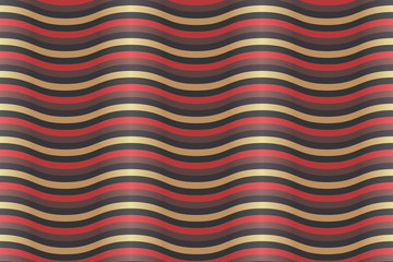 Abstract Colorful Wavy Stripes Background 