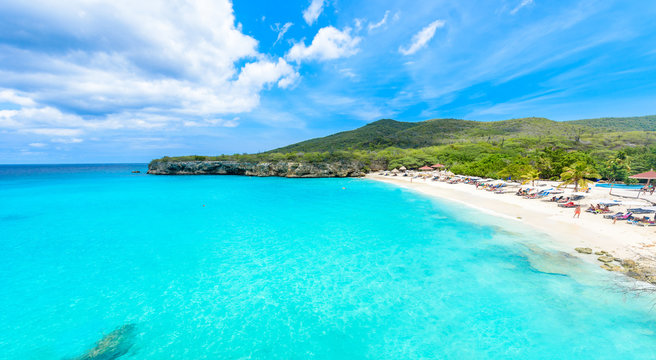 Grote Knip beach, Curacao, Netherlands Antilles - paradise beach on tropical caribbean island