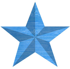 étoile bambou bleu 