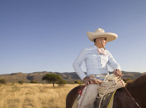 Portrait of Mexican Guacho. Mexico.