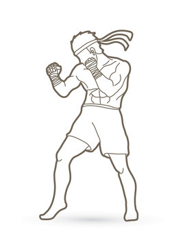Muay Thai Knee Finished Sketch by Splinter101 on DeviantArt