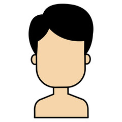 young man shirtless avatar character