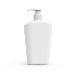 Pump dispenser bottle mockup