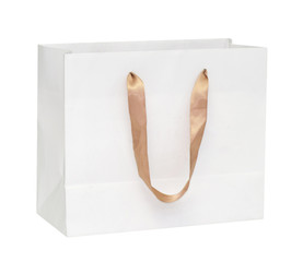 paper bag isolated on white background