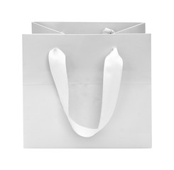 paper bag isolated on white background