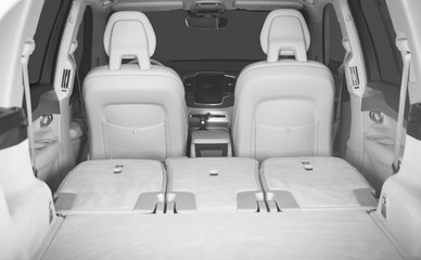 Fototapeta premium Back passenger seats