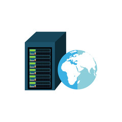 Database, Server icon, Data storage, Cloud storage vector