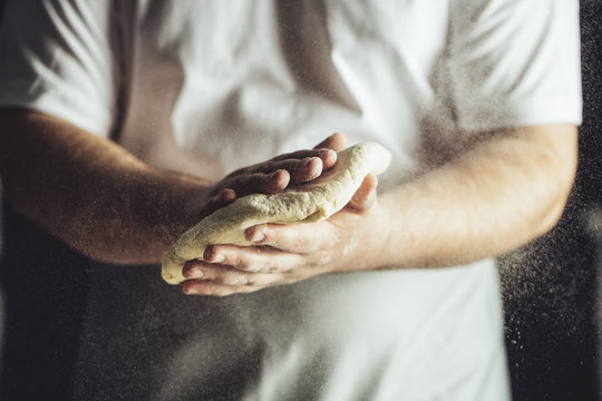 Baker Kneading Dough